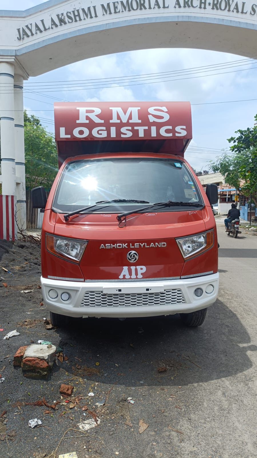 RMS Logistics delivery vehicle